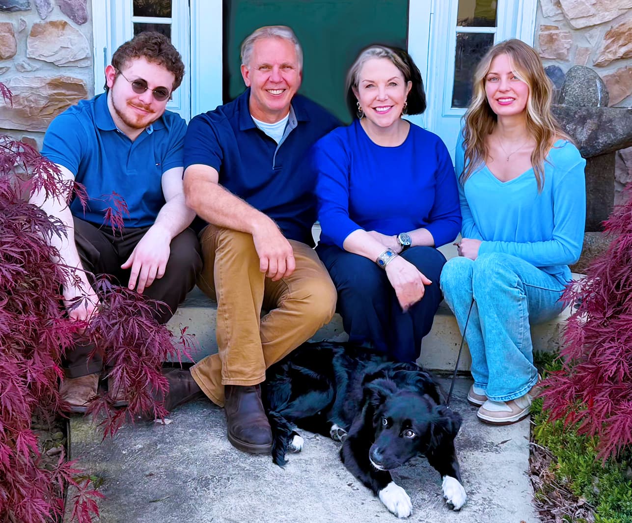 Deirdre Kamber Todd and family at their Schnecksville home